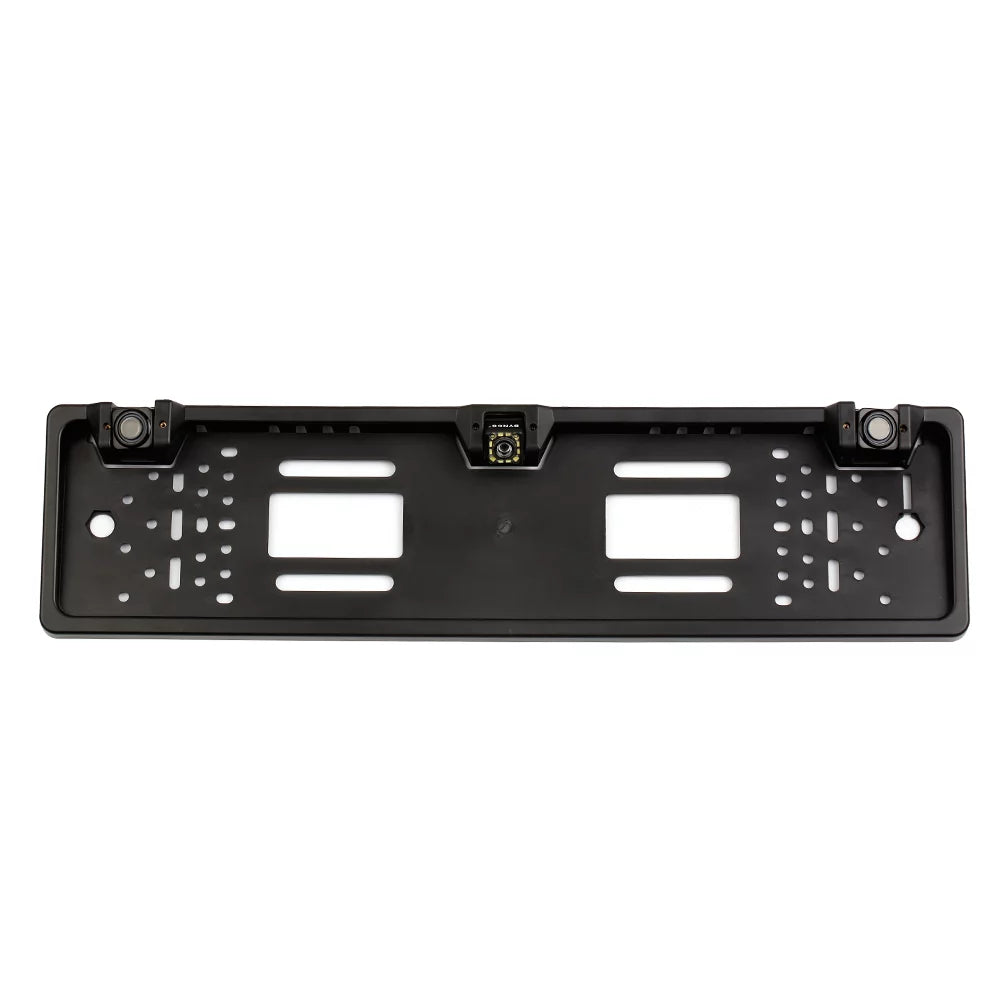Tomshoo European License Plate Frame Backup Camera, 12 LED Rear View Camera, Car Reversing System, Parking Sensor