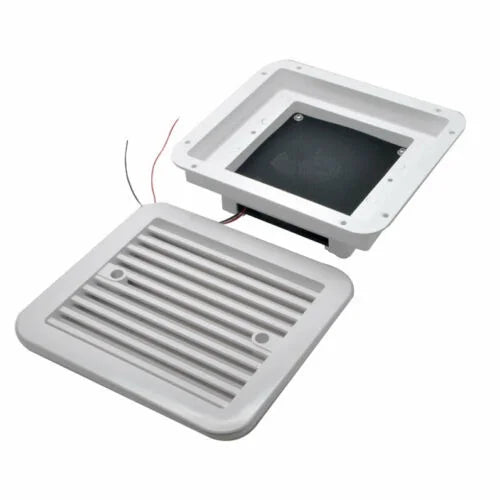 Caravan Roof Vent Cover, Opens For Easy Cleaning, Aerodynamic Design, Easily Mounts to RV With Included Hardware - (White)