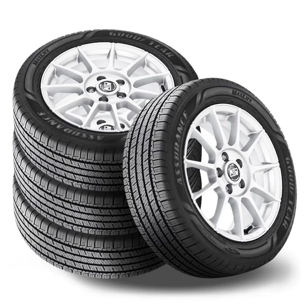 Set of 4 Goodyear Assurance Maxlife 235/55R20 102V Tires All Season 85K Mileage SET 110928545 / 235/55/20 / 2355520 Fits: 2021-23  Highlander XSE, 2016-22 Lexus RX350 F Sport
