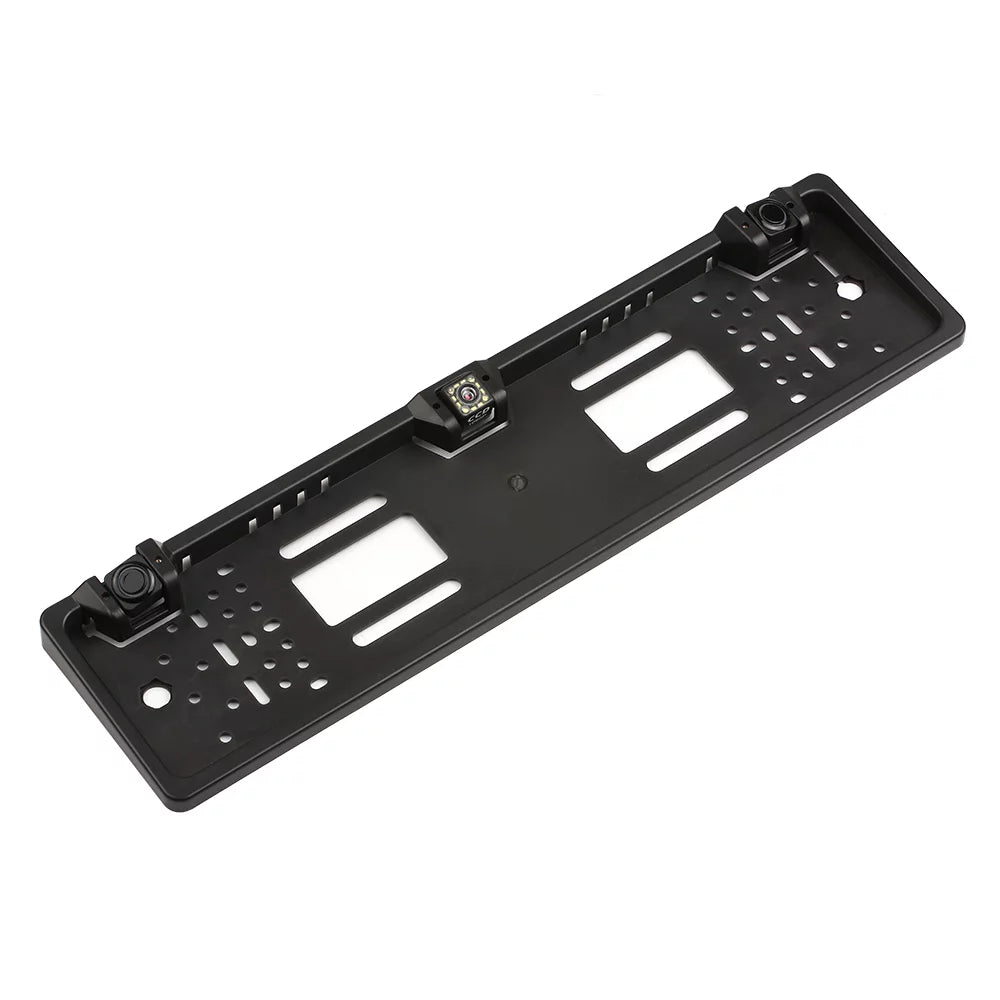 Tomshoo European License Plate Frame Backup Camera, 12 LED Rear View Camera, Car Reversing System, Parking Sensor