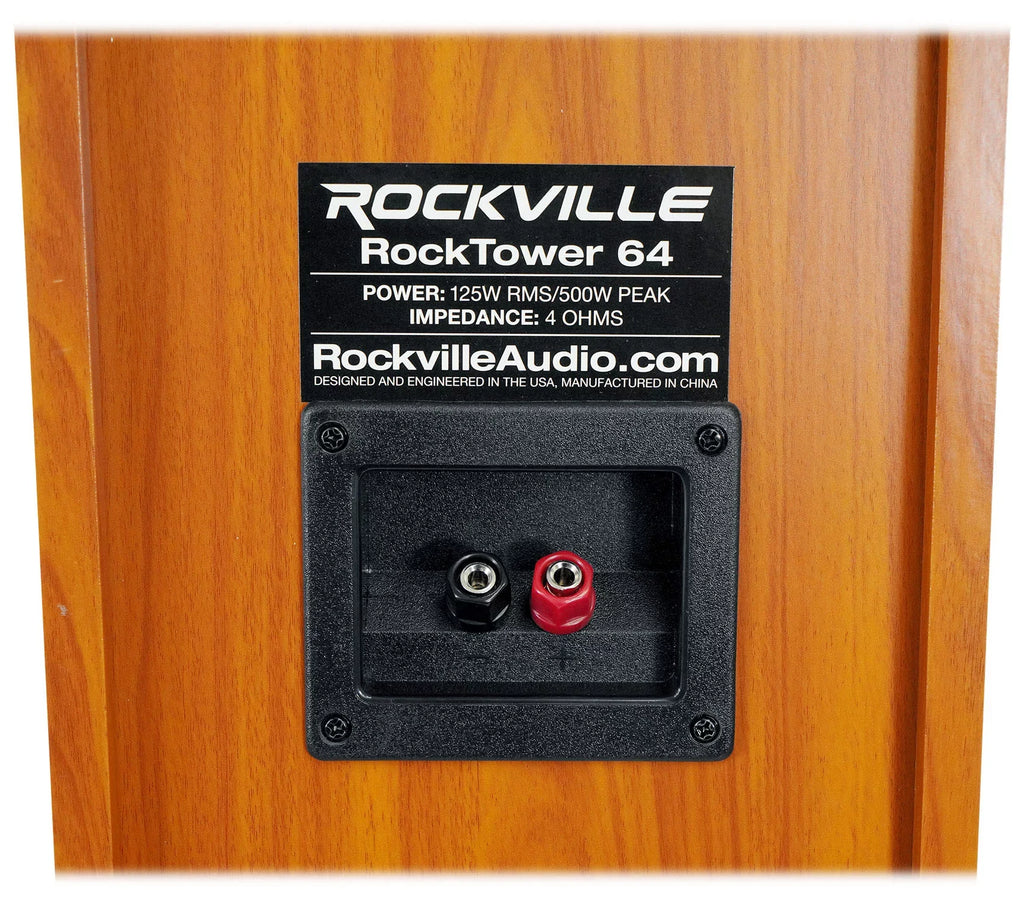 Rockville BluTube WD Bluetooth pipe Amplifier/Home Receiver + (2) Tower Speakers