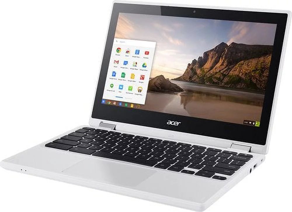 '- R 11 CB5-132T-C8ZW 2-in-1 11.6" Touch-Screen Chromebook -  Celeron - 4GB Memory - 16GB eMMC Flash Memory - WhiteLaptop Notebook PC Computer Touchscreen