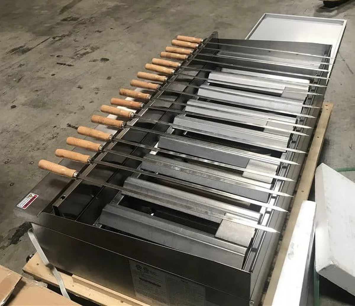 48 ins Natural gas/Propane shish kabab broiler NSF  SSK48