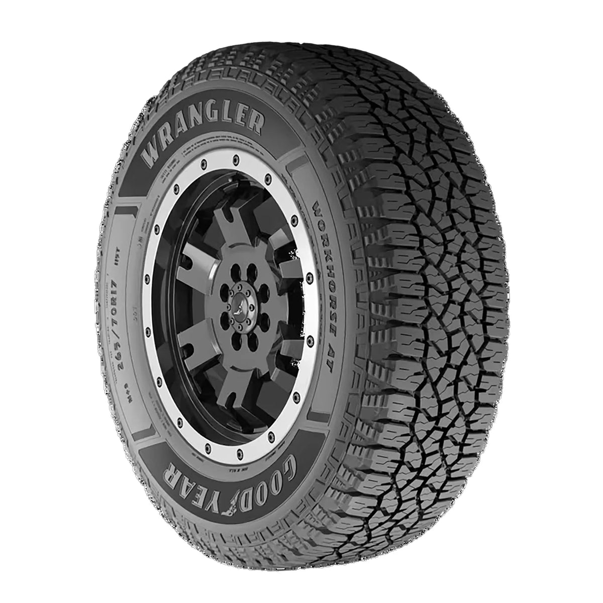 GOODYEAR WRL WORKHORSE AT(P) 245/75R16 111S Fits: 2015  Tacoma TRD Pro, 1996-2002 Chevrolet Tahoe LT