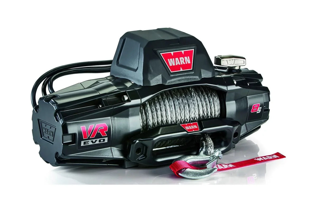Warn - 103251 - VR EVO 8-S STANDARD DUTY 8,000LB WINCH WITH SYNTHETIC ROPE Fits select: 1992-2008  F150, 1999-2013 CHEVROLET SILVERADO