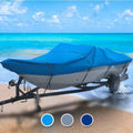 Semi-Custom Fishing Boat with T-Top/Hard Top 24' 6" Long and 102" Wide Seal Skin 1200 Boat Cover