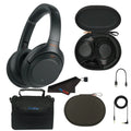 WH-1000XM3 Wireless Noise-Canceling Over-Ear Headphones (charcoal) + Pixibytes Bundle