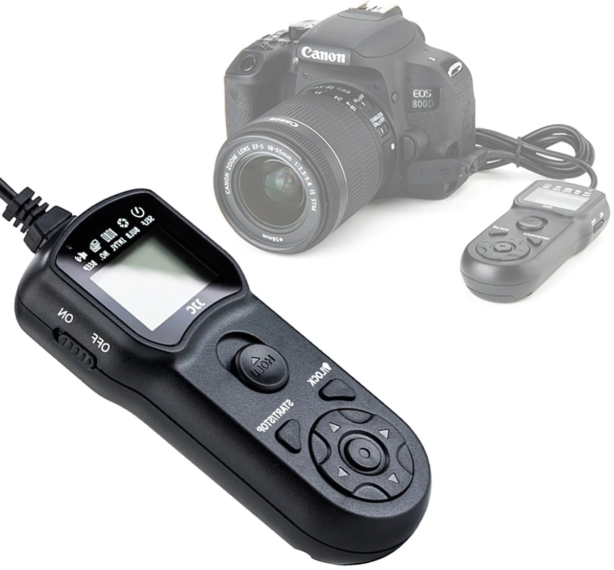 JJC TM-C Intervalometer Timer Remote Shutter Cord for Pentax K1 K-1 Mark II K3 K3II K50 K5 K5II K5IIs K7 K20D K30 K100D K100D Super K110D K200D K500 MZ-6 MZ-L ZX-L 645D 645Z
