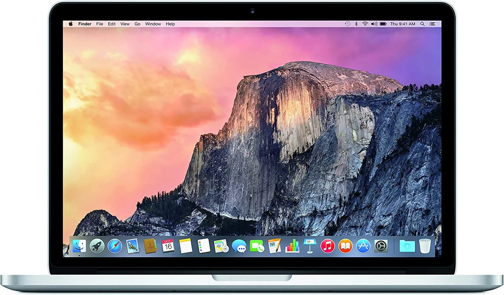 MacBook Pro 13-1 inch (i5 2.9GHz, 512GB SSD) (Early 2015, MF841LL/A) - Silver Bundle with charcoal Zipper Sleeve + Laptop Starter Kit + Cleaning Kit (Refurbished)
