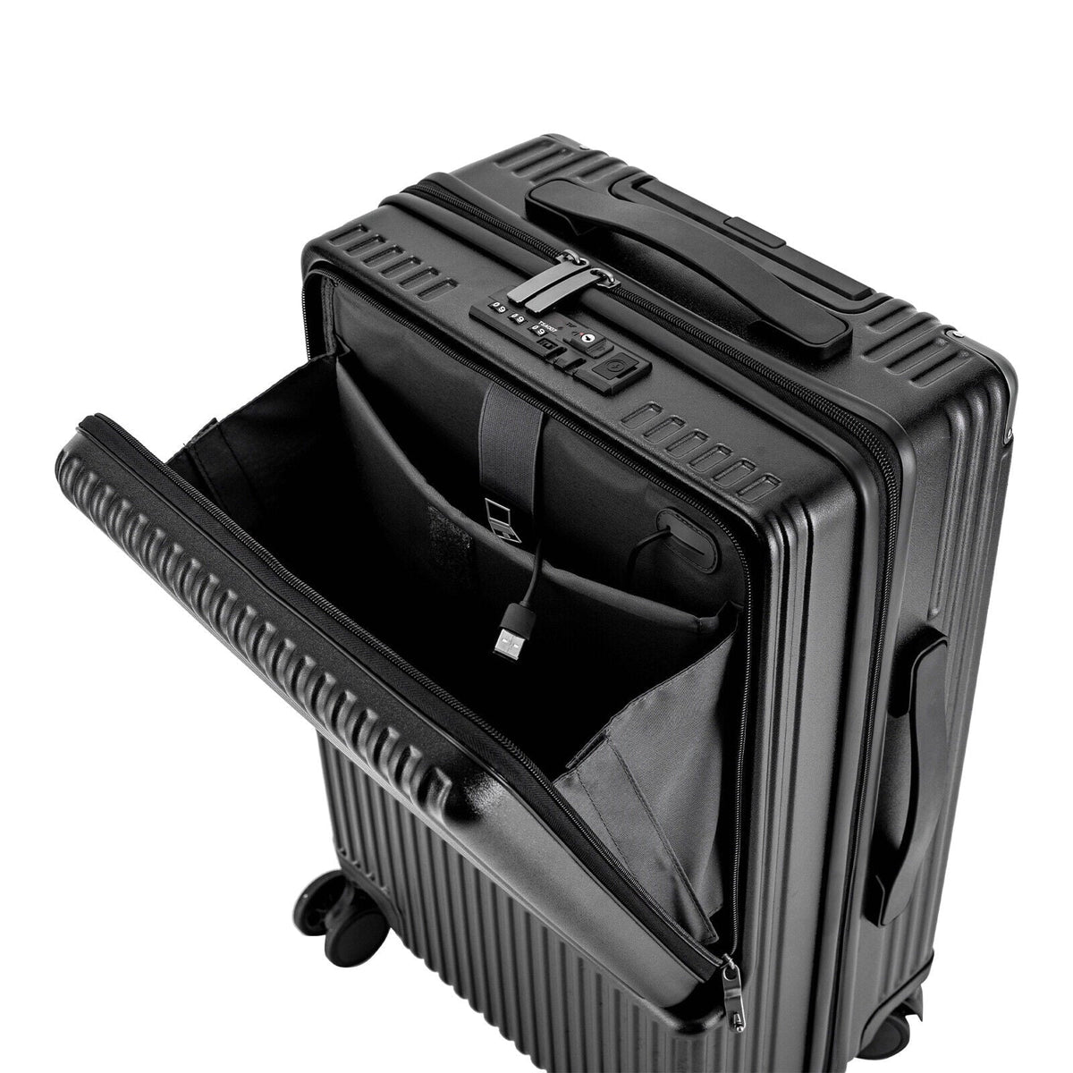 Business Luggage Set Hardside Suitcase Spinner Hardshell Lightweight TSA Lock
