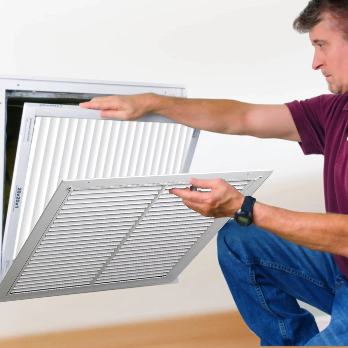 Honeywell 20x25x1 MERV 12 Pleated HVAC Furnace Air Filter- 12 Pack