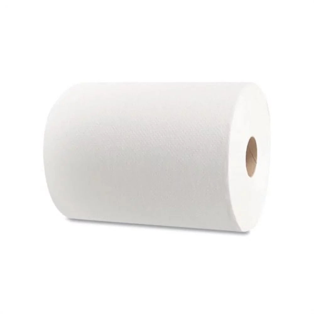MORCON TISSUE 10 25mm Roll Towels 1-Ply, 10" x 800 ft, White, 6 Rolls/Carton