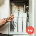 Under the Sink Reverse Osmosis Water Filtration Installation
