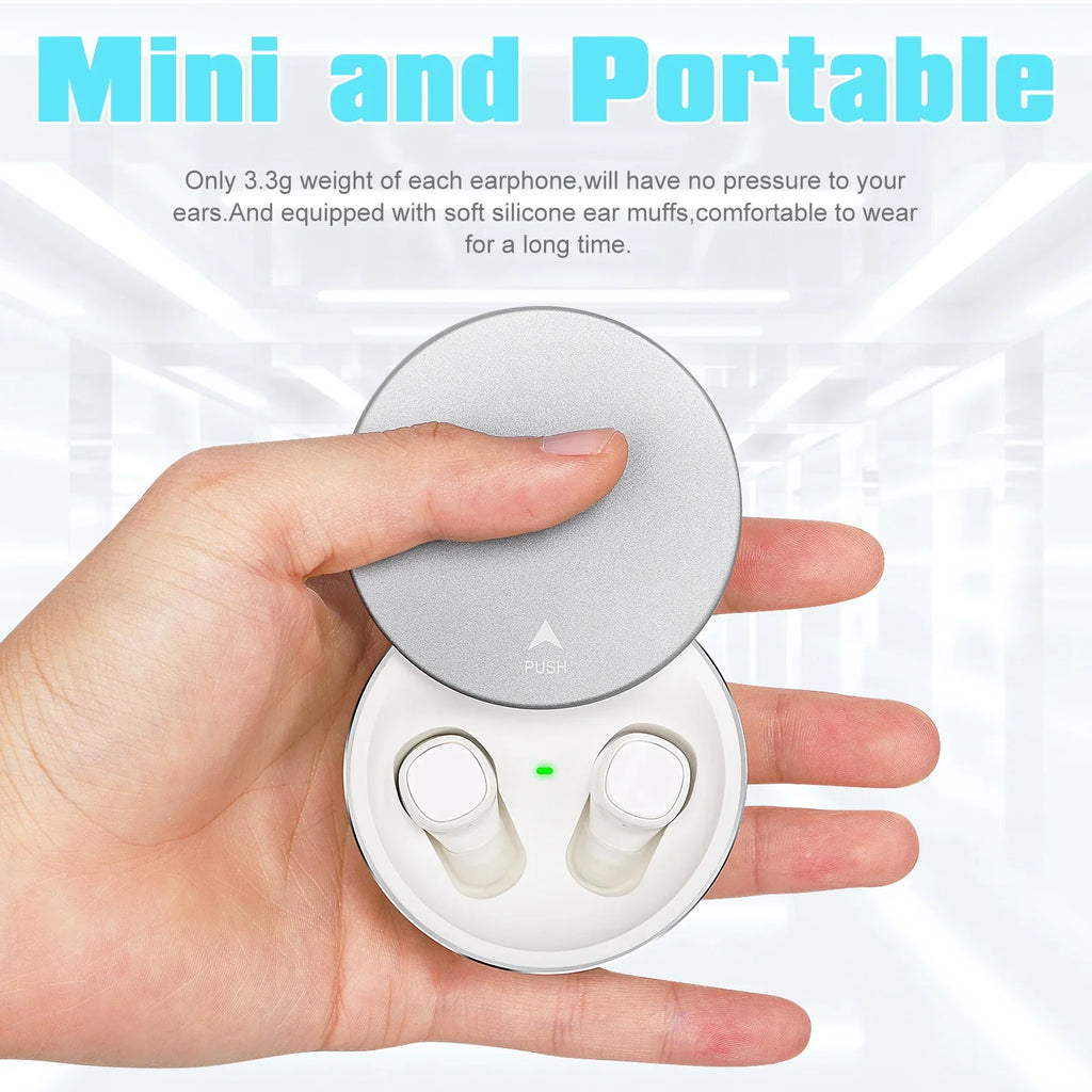 UrbanX X7 Sports Wireless Earbuds 5.0 IPX5 Waterproof Touch Control True Wireless Earbuds with Mic Earphones in-Ear Deep Bass Built-in Mic Bluetooth Headphones For  Xperia 1 II