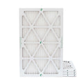 Exact Size: 15-1/2 x 24-1/2 x 7/8. Box of 4. Glasfloss ZL 16x25x1 MERV 10 Pleated AC Furnace Air Filters