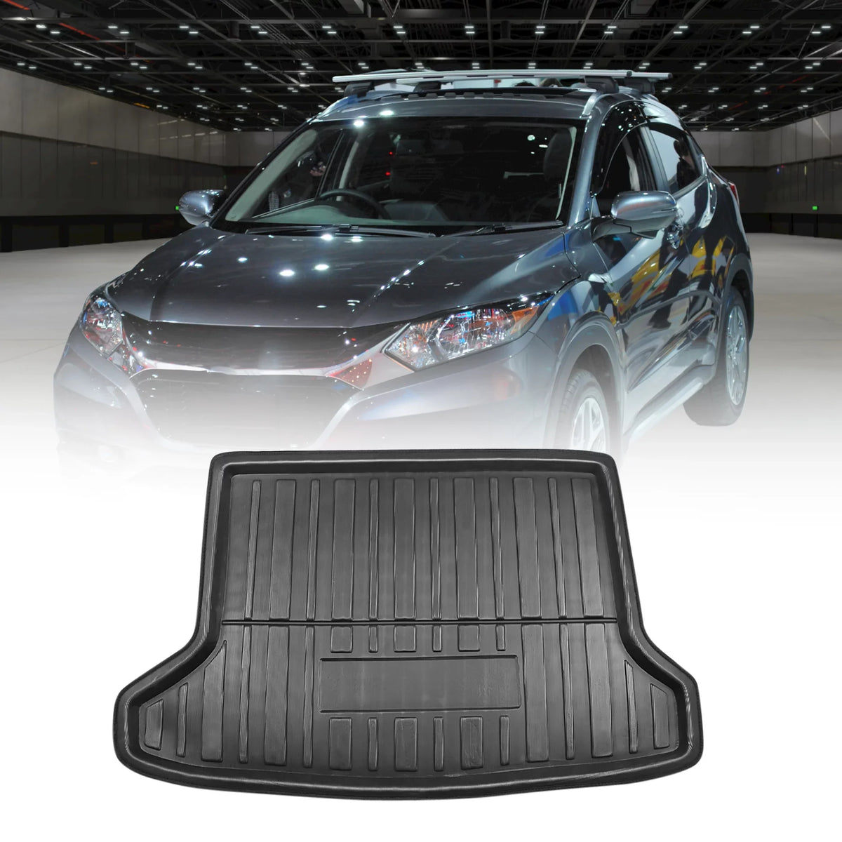 Rear Trunk Boot Liner Cargo Mat Floor Tray dark for Honda HRV 2014 2015 2016 2017 2018