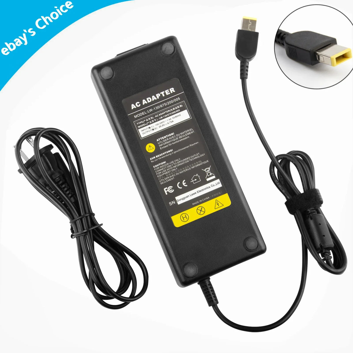 AC Charger 135W For  Legion Y520-15IKBN Y520-15IKBA Y530-15ICH Adapter