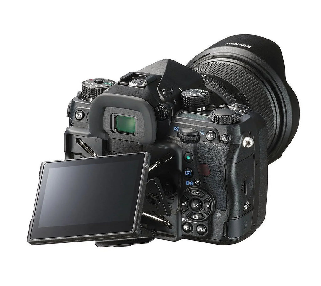 Restored Pentax K-1 Mark II 36MP Weather Resistant DSLR with 3.2" TFT LCD, Body Only, ebony Refurbished
