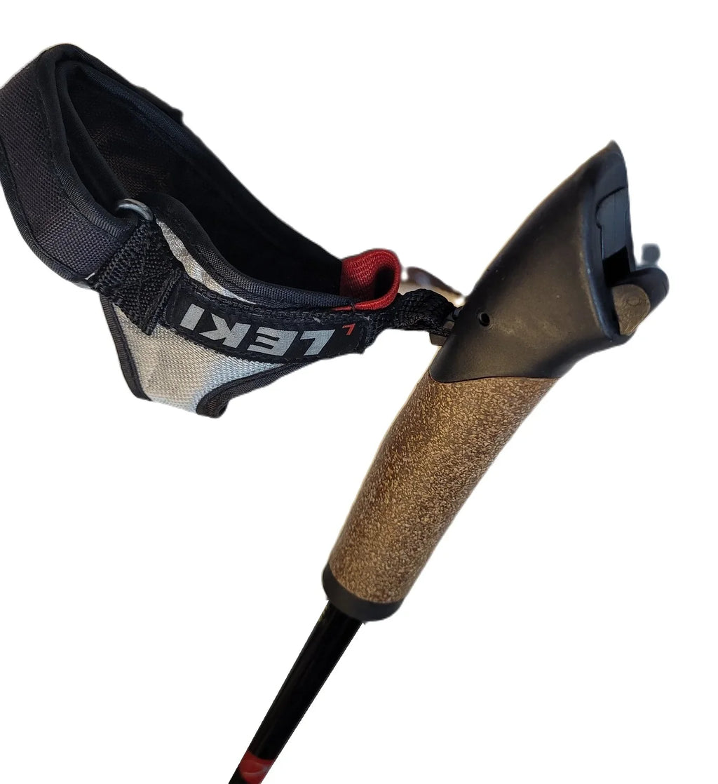 LEKI Nordic Walking Prestige Titanium ebony Trekking Pole 100cm-135cm