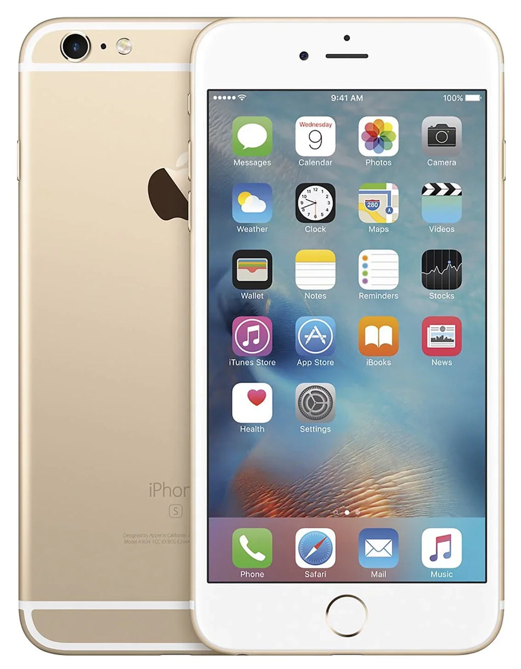 iPhone 6s Plus 128GB Unlocked GSM 4G LTE Dual-Core Phone w/ 12MP Camera - Gold (Used)