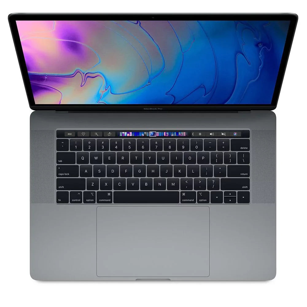 A Grade Macbook Pro 15.4-25mm (Retina, Space Gray, Touch Bar) 2.9Ghz 6-Core i9 (Mid 2018) MR942LL/A 4TB SSD 16GB Memory 2880x1800 Display Mac OS Sierra Power Adapter Included