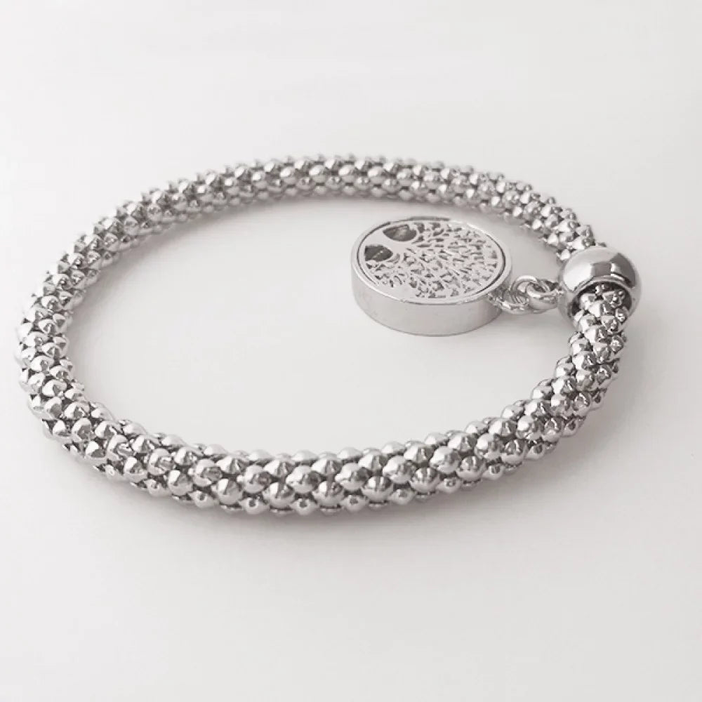 Ice Cono Gelato Outline Sweet Sliver Bracelet Pendant Jewelry Chain Adjustable Bangle