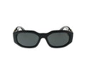 Versacce VE4361 Unisex's Plastic Geometric Sunglasses ebony 53mm/16-140 Adult