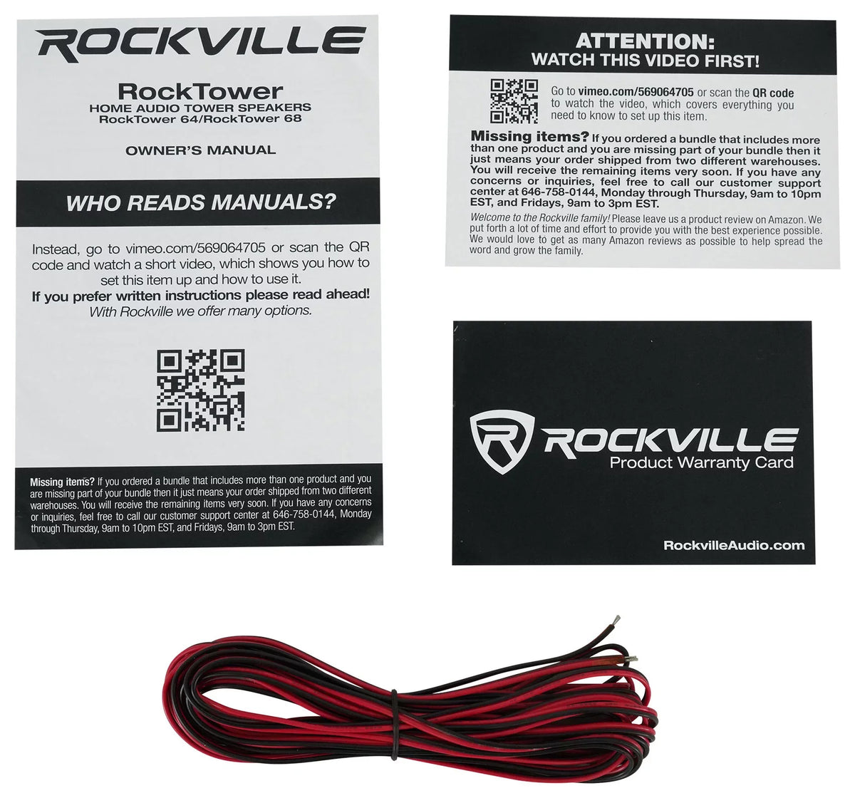 Rockville BluTube WD Bluetooth pipe Amplifier/Home Receiver + (2) Tower Speakers