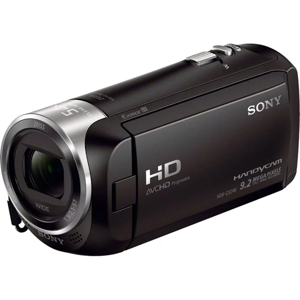 HDRCX405 HD Video Recording Handycam Camcorder Bundle with 32GB Micro SD Memory Card Mini Tripod Travel Case Spare Battery Charger HDMI Cable and More