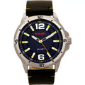 Wrangler 48mm Blue Dial, ebony Strap Watch