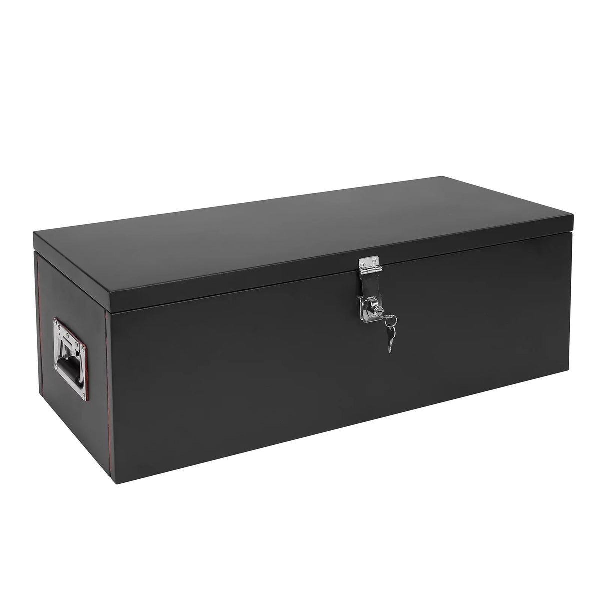 Walnest 31" Heavy Duty Steel Truck Tool Box with Side Handle, Lock and Keys - dark
