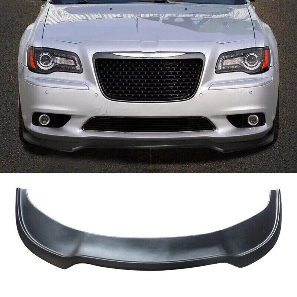 NINTE Front Bumper Lower Lip for 2015-2022 Chrysler 300 SRT Sedan Matte charcoal