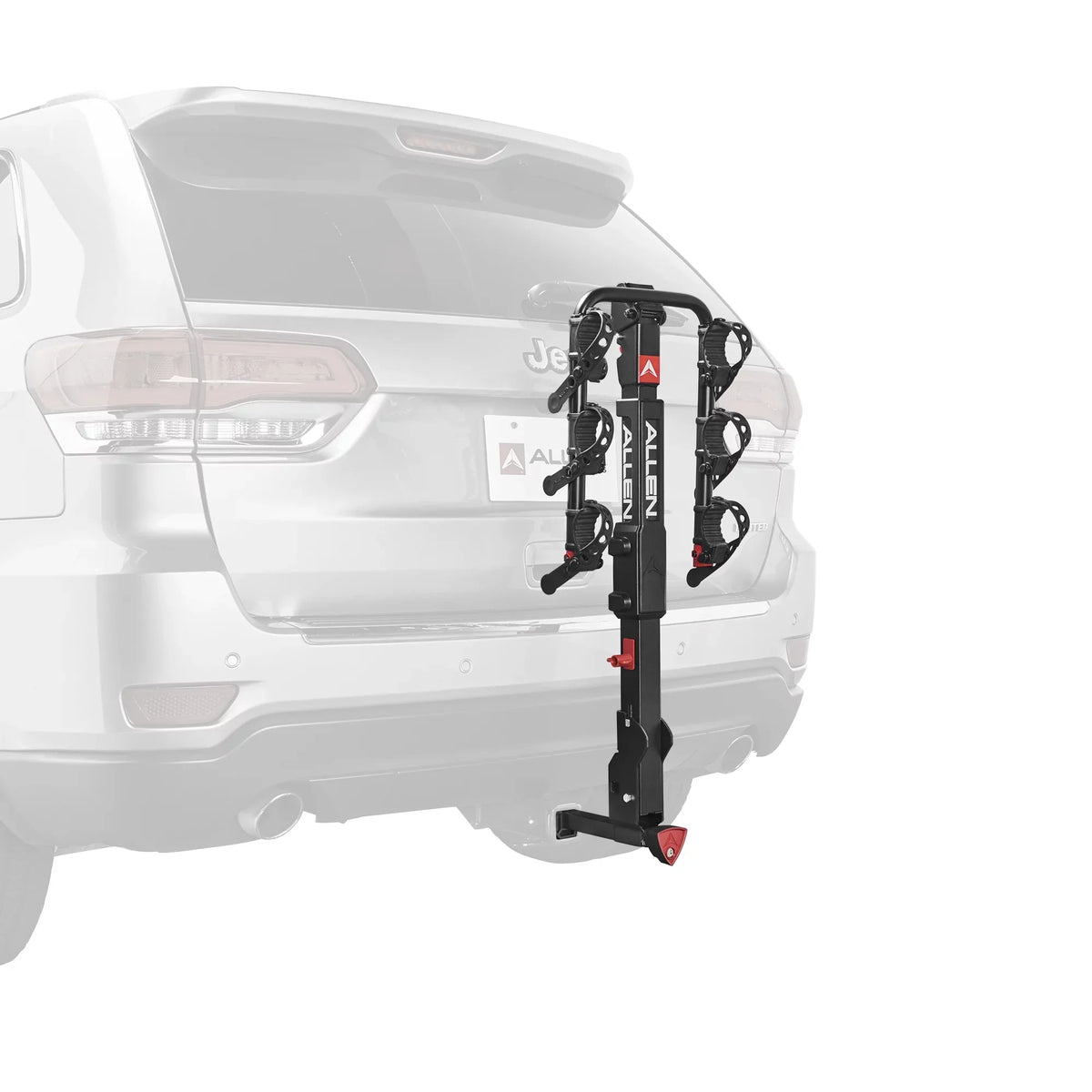 Allen Sports Premier Locking 3-Bicycle Carrier Hitch Mount Bike Rack, QR535