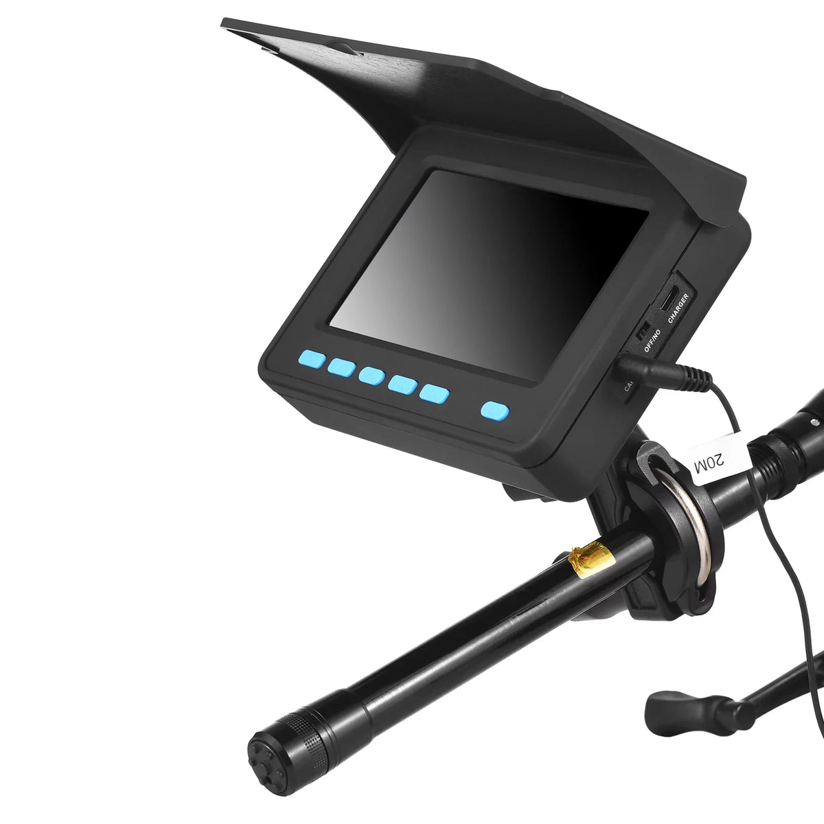 1200TVL Underwater Fishing Camera Fish Finder LCD  8PCS IR LED Night Vision