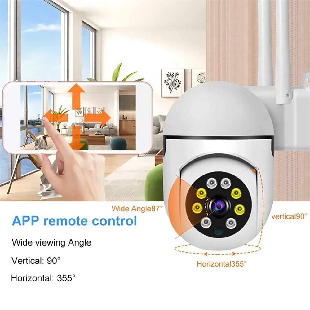 GeCam 3MP Home Security Camera,5G Security Cameras Outdoor WiFi 355°PTZ Video Camera,Motion Detection Activity Alert,Spotlight Color Night Vision,2-Way Audio,Waterproof