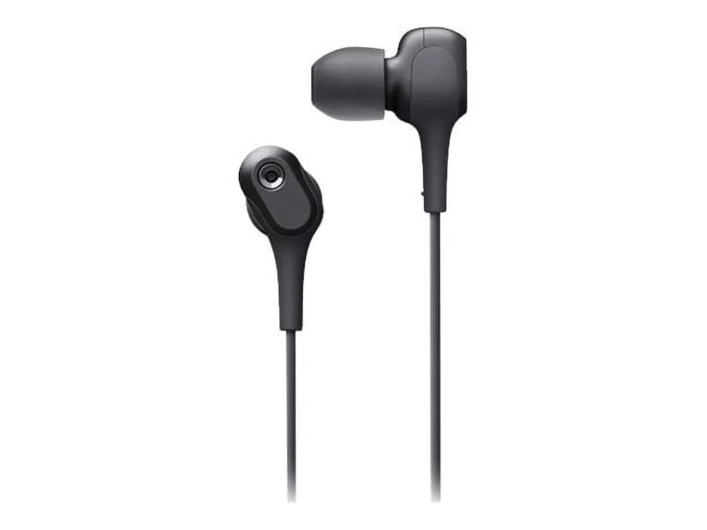 WI-C600N - Earphones with mic - in-ear - behind-the-neck mount - Bluetooth - wireless - NFC - active noise canceling - ebony