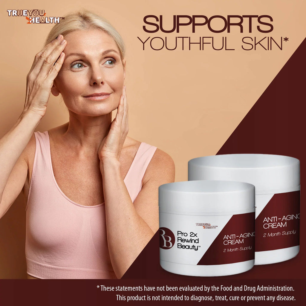 Pro 2x Rewind Beauty - Premium Anti-Aging Cream - 2 Month Supply - Help Reduce the Signs of Aging Day & Night - Anti-Wrinkle Technology to Lift & Firm - Contains Collagen & Vitamin A & Vitamin C
