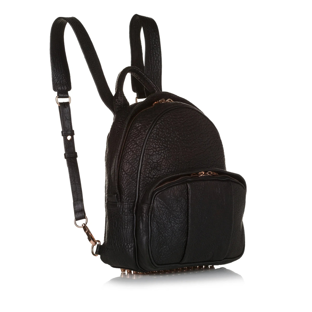 Pre-Owned Authenticated Alexander Wang Dumbo Backpack Calf Leather ebony Unisex (Good)