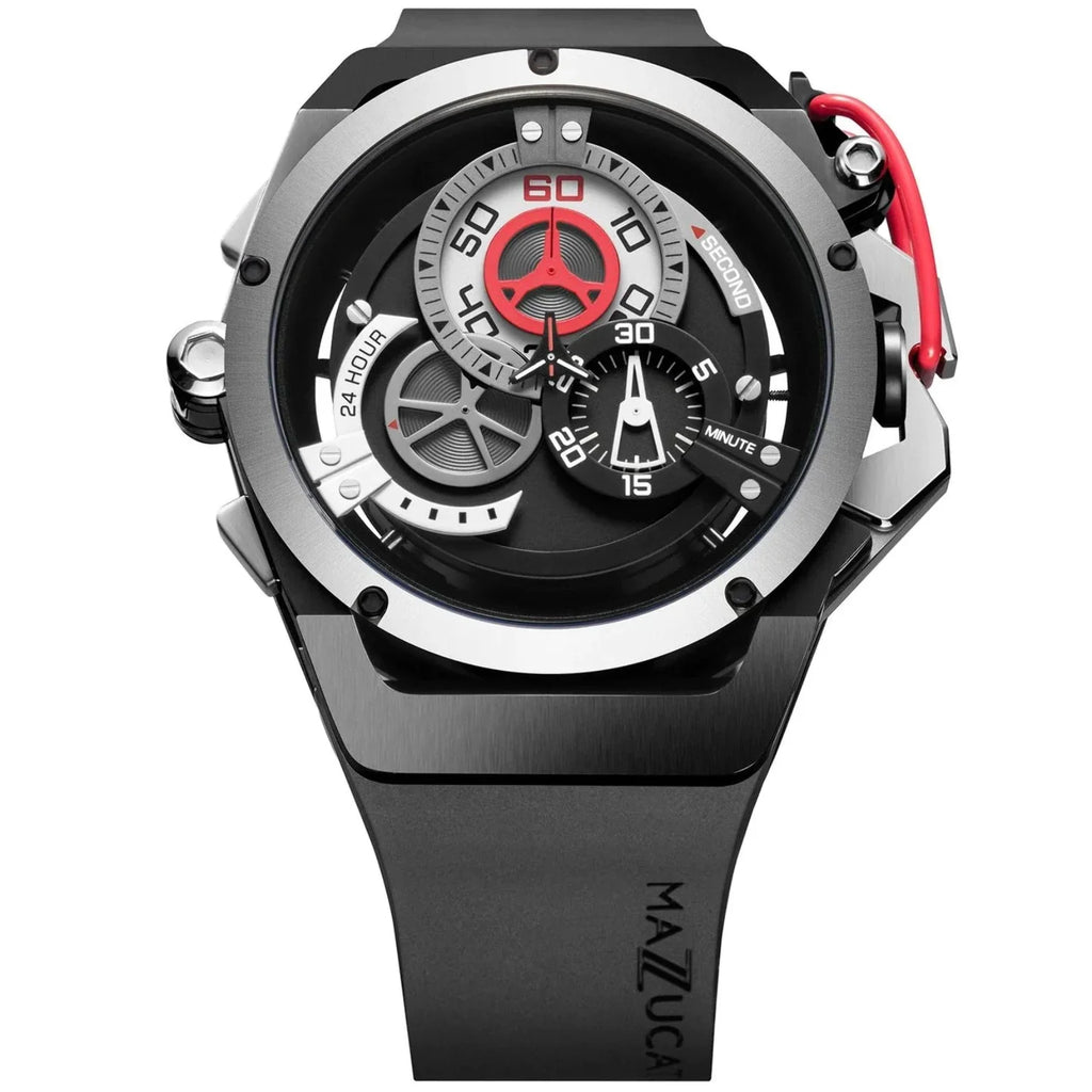 Mazzucato RIM Reversible Automatic charcoal Red