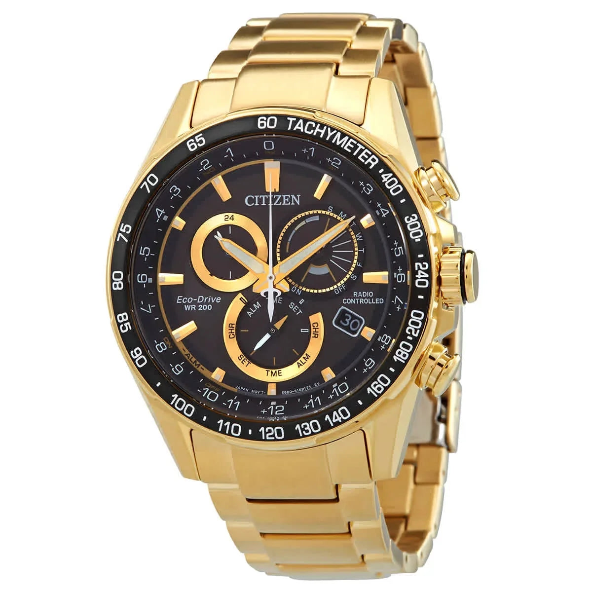 Citizen PCAT Chronograph charcoal Dial Men's Watch CB5912-50E
