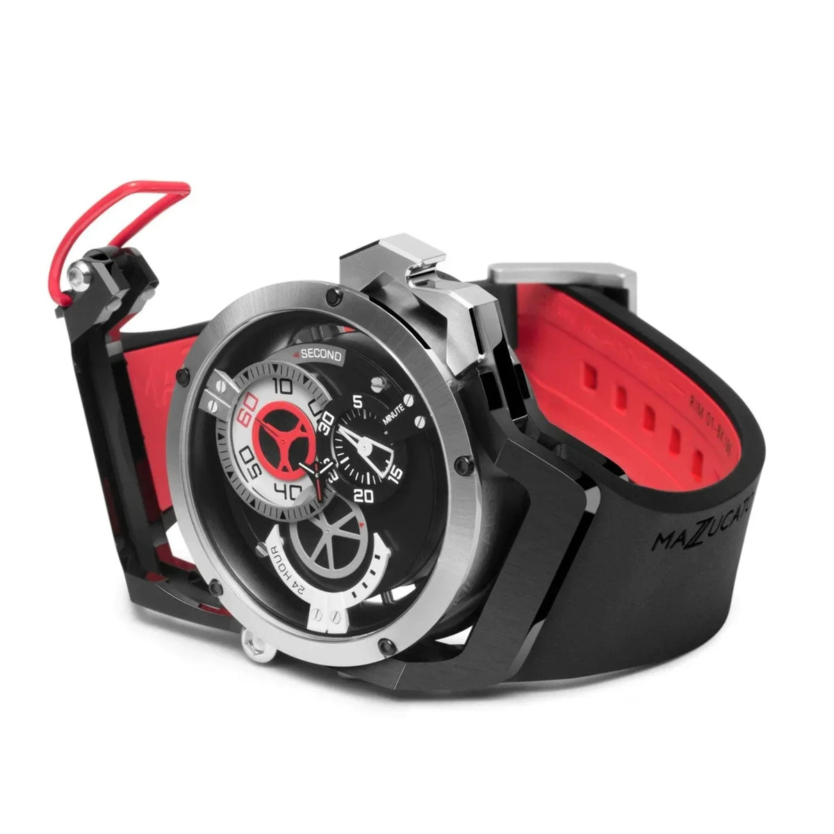 Mazzucato RIM Reversible Automatic charcoal Red