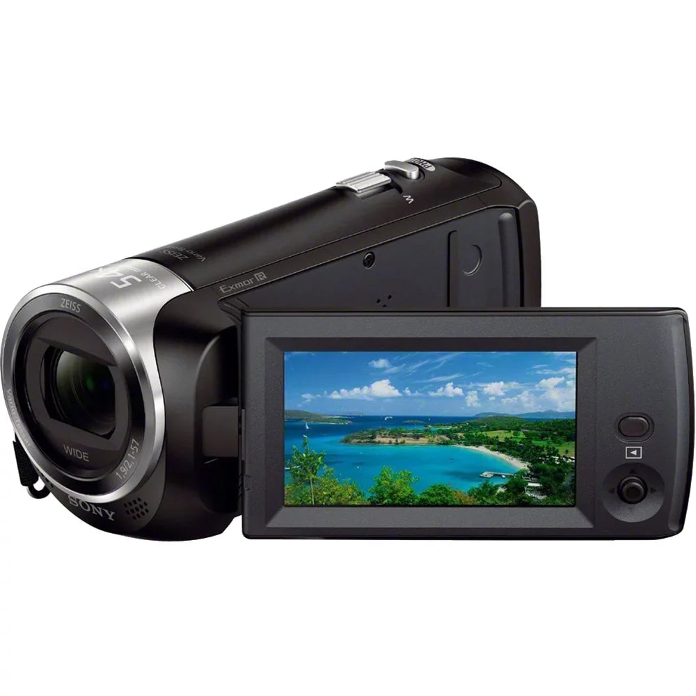 HDRCX405 HD Video Recording Handycam Camcorder Bundle with 32GB Micro SD Memory Card Mini Tripod Travel Case Spare Battery Charger HDMI Cable and More