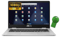 (Renewed) C423NA Chromebook 14 14" FHD Laptop Computer,  Celeron N3350 Processor, 8GB LPDDR4 RAM, 64GB eMMC, 802.11AC WiFi, Bluetooth, USB Type-C, Silver, Chrome OS