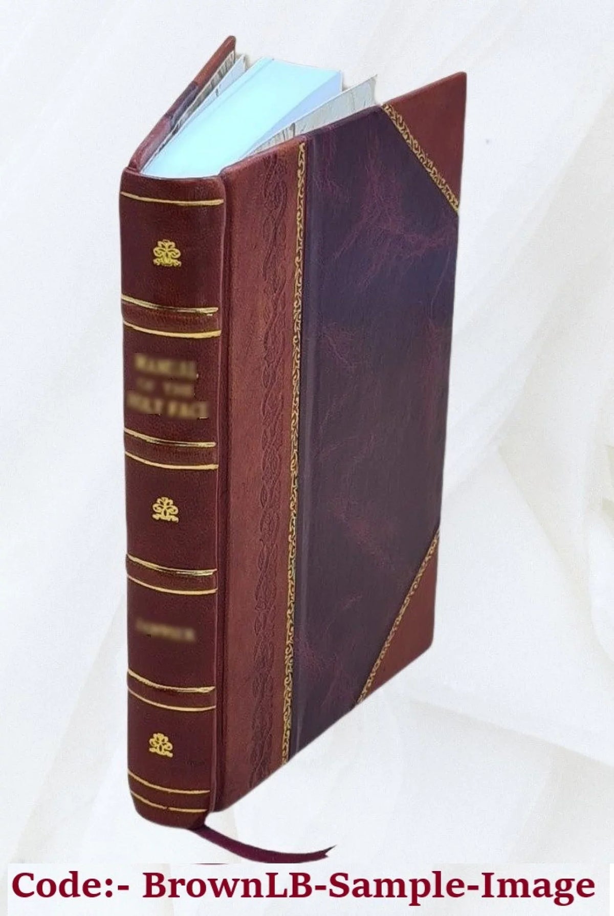 1 1826 [Leather Bound]. Volume v. Elements of moral philosophy and of Christian ethics / by Daniel Dewar