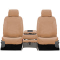 Covercraft SeatSaver Front Row Custom Fit Seat Cover for Select  F-150 Models - Polycotton (Tan) Fits select: 2013-2014  F150 SUPER CAB, 2011-2012  F150