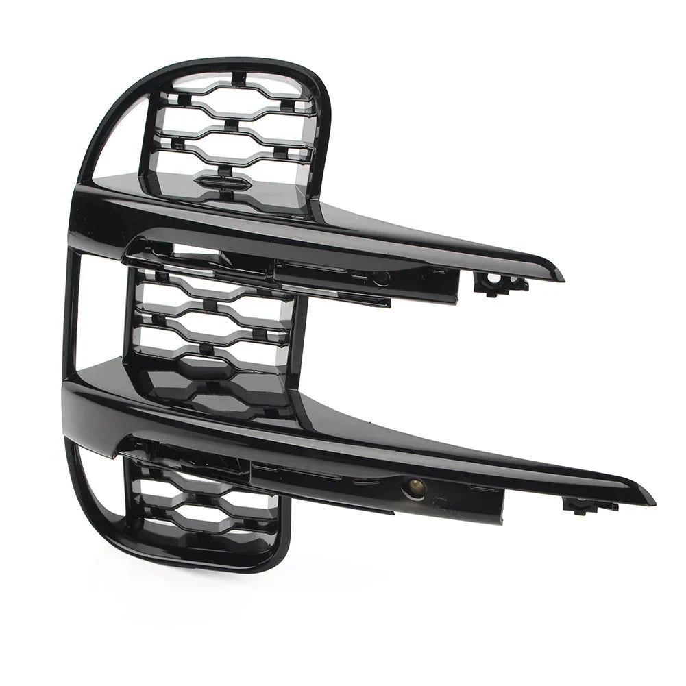 ZS Gloss dark Car Front Bumper Left Grille 1Pcs For Land Rover Range Rover Evoque 2019 2020 2021 2022 LR114729
