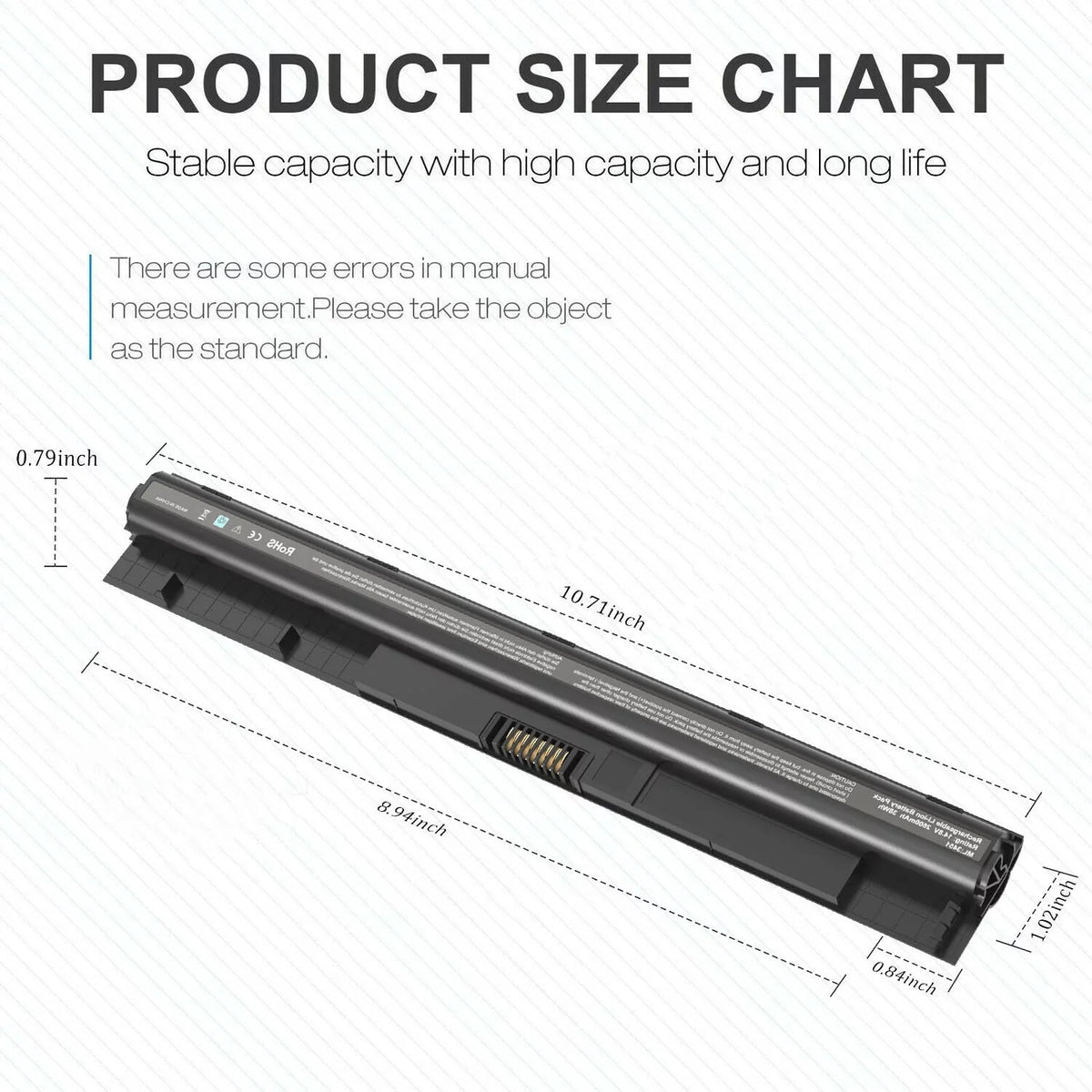 M5Y1K Laptop Battery for  Inspiron 3451 3551 3552 3558 3567 5555 5558 5559