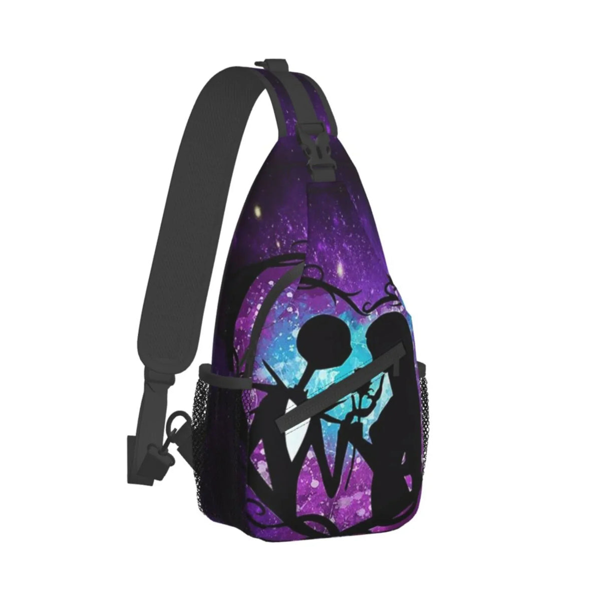 The Nightmare Before Christmas Chest Bags Crossbody Sling Backpack Unisex Travel Hiking Daypack Shoulder Bag Gifts For Women Men