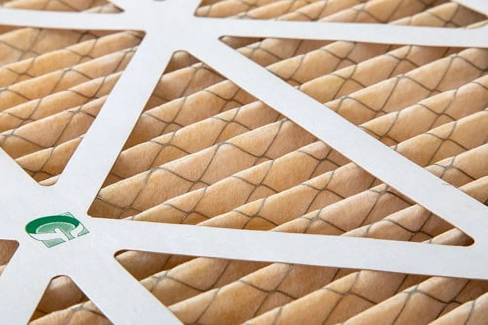 Actual Size: 11-3/8 x 23-3/8 x 3-3/4. 2 Pack of 12x24x4 MERV 11 Pleated 4" inch Air Filters by Glasfloss