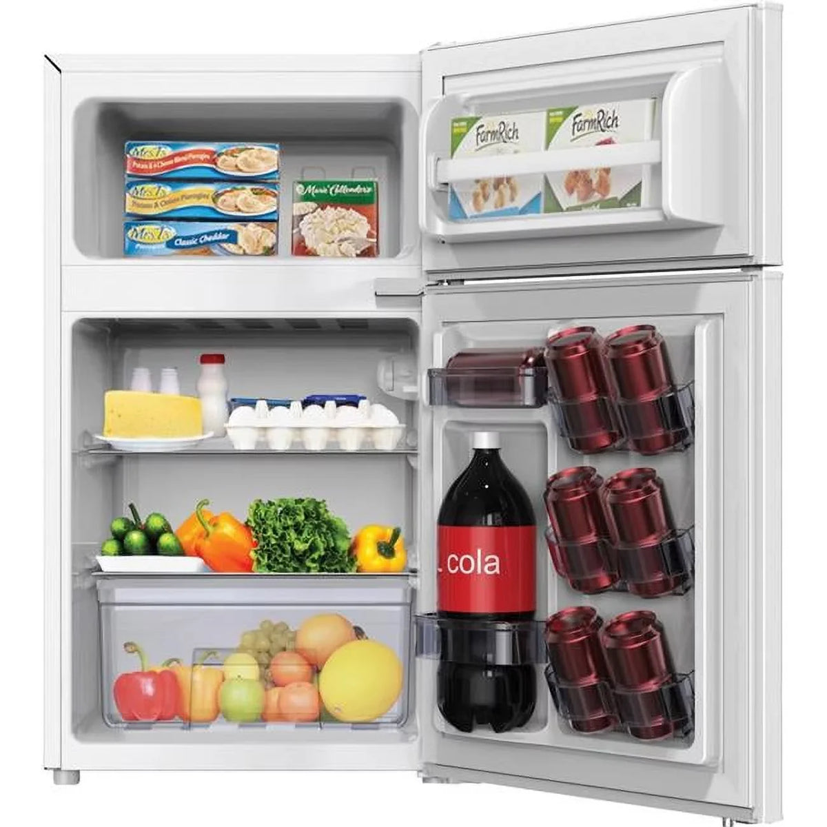 Two Door Centre Compact Refrigerator. Ft. Avanti  3.1 cu